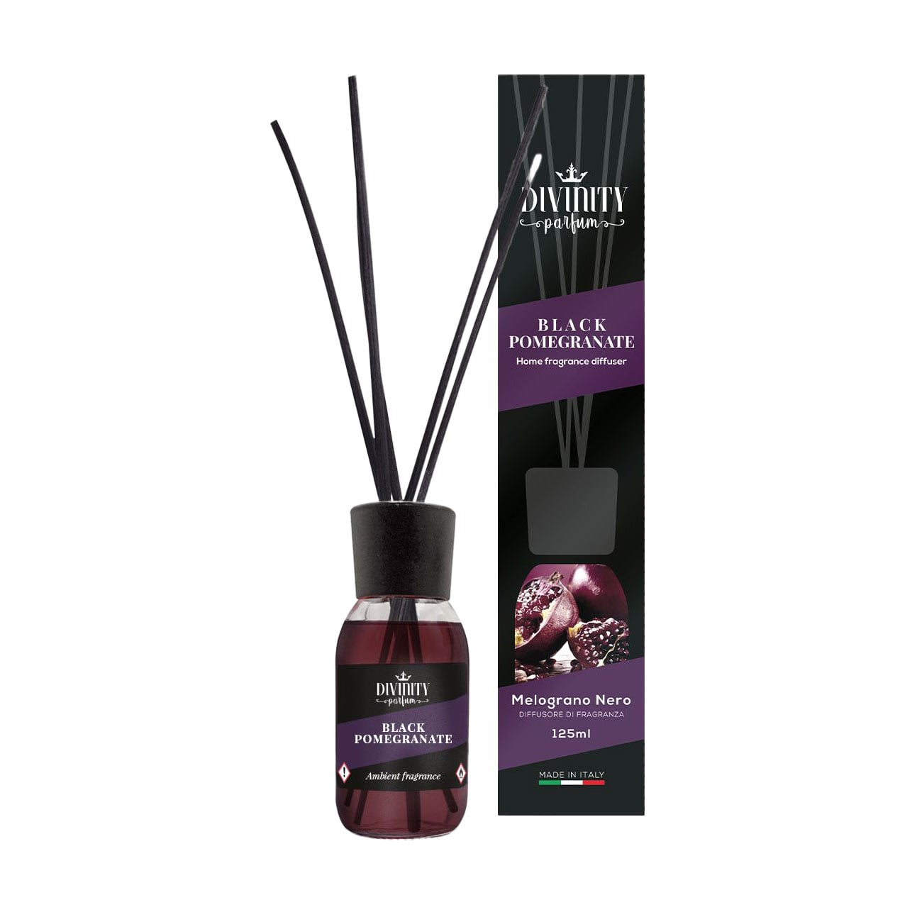 Аромадифузор Divinity Black Pomegranate Чорний гранат, 125 мл